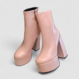 Carina - Bottes à plateforme super haute avec charme et confiance