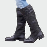 Bottes en cuir rétro