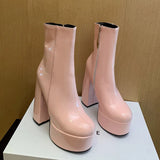 Carina - Bottes à plateforme super haute avec charme et confiance