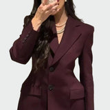 Blazer avec Ligne Impressionnante