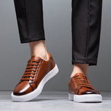 Gonçalo - Baskets en Cuir Italien