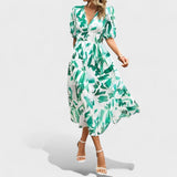 Clara - Robe Midi Florale Élégante