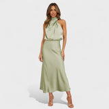 Alba - Robe Satin Élégance