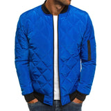 David - Manteau en Coton Motif Diamant
