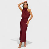 Alba - Robe Satin Élégance