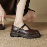 Mary Janes - Chaussures Élégantes en Cuir