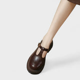 Mary Janes - Chaussures Élégantes en Cuir