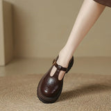 Mary Janes - Chaussures Élégantes en Cuir