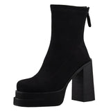 Olga - Bottes au style moderne avec le confort du daim