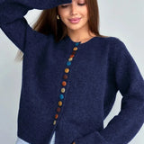 Nicole - Cardigan avec Détail de Boutons