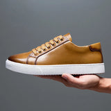 Gonçalo - Baskets en Cuir Italien