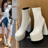 Carina - Bottes à plateforme super haute avec charme et confiance