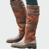 Bottes en cuir rétro