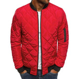 David - Manteau en Coton Motif Diamant