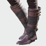 Bottes en cuir rétro