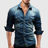 Chemise - Devant avec Boutons Structuré