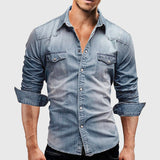 Chemise - Devant avec Boutons Structuré