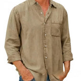 Chemise - Mélange de Denim Long