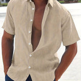 Chemise - Mélange Léger à Manches Courtes