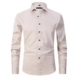Chemise - Mélange Polyester Sans Pli