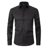 Chemise - Mélange Polyester Sans Pli
