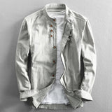 Chemise - Col Haut Bouton Vintage