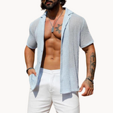 Chemise à Manches Courtes - Maille Aérée