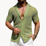 Chemise à Manches Courtes - Maille Aérée