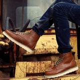 Daniel - Bottes en Cuir Véritable