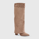 Bottes Hautes au Design Élégant