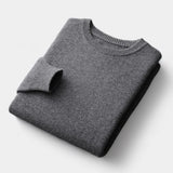 João - Pull à col rond en maille mélangée
