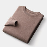 João - Pull à col rond en maille mélangée