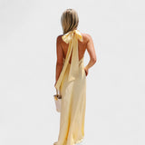 Martina - Robe avec un nœud en satin