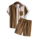 Ensemble de Deux Pièces - Chemise Waffle