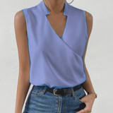 Salete - Top doux avec décolleté en V