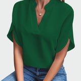 Chemise avec imprimé drapé