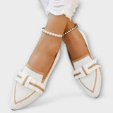 Dalva - Chaussures plates pour femme avec nœud