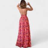 Florária - Robe longue avec des bretelles