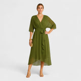 Ialina - Robe élégante avec taille cintrée