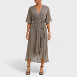 Ialina - Robe élégante avec taille cintrée