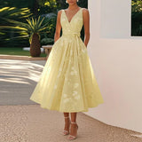 Catarina - Robe Midi Élégante