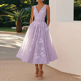 Catarina - Robe Midi Élégante