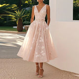 Catarina - Robe Midi Élégante