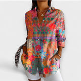 Rafaela - Chemise à Motif Romantique