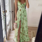 Sónia - Robe midi à motif floral