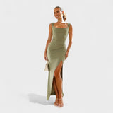 Sarela - Robe longue à dos ouvert
