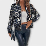 Raquel - Veste Élégante en Imprimé Léopard