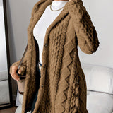 Sara - Manteau à capuche en peluche