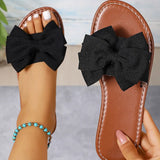 Sandales Femmes Nœud Design Chaussures À Enfiler
