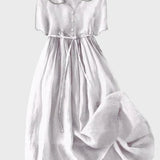 Robe Classique avec Boutons